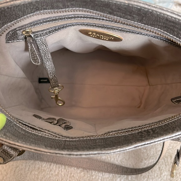 Brahmin Bucket Handbag Neutral Taupe - Picture 8 of 15